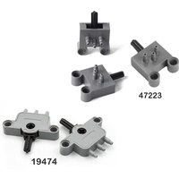 Pneumatic Switch MOC Technology Bricks Parts 47223 19474 DIY Puzzle Car Toys Model Building Blocks DIY Accessories