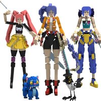 New Kawaii Anime Girls Stars Demon Hunters Lion Crow Building Blocks Model K POP Demon Hunters Creative Lion Crow Toys Kids Gift