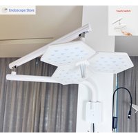 High Brightness Medical Surgical Veterinary Examination Shadowless LED Wall Install Lamp Light 36/60/72W Touch Switch Autoclaved
