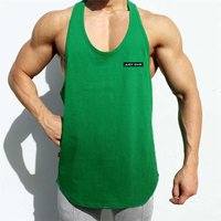 Neue Marke Sport bekleidung Herren Mesh Fitness Stringer Tank Top Männer Bodybuilding Unterhemden Lauf weste Workout ärmelloses T-Shirt