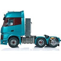 LESU 1/14 RC Tractor Truck 6X6 Blue Green Cab 1851 3363 Car Model Metal Chassis ESC Motor Sound Light System Adult Outdoor Toys
