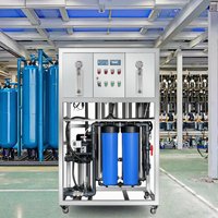 500L/H Commercial Water Purifier Stainless Steel Reverse Osmosis System with Pump and 1 Year Warranty