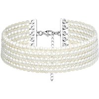 Fashion Multilayer Elegant White Pearl Collar Choker Necklace For Women Beaded Handmade Wedding Banguet Necklace Vintage Jewelry