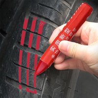 Tire Repair Marker Pen Tire Specific Waterproof Crayon Tyre Tread Care Portable Fade Resistant Marker Pen for Car Repair Tools