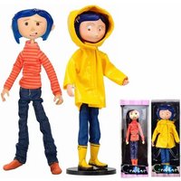 NECA Coraline action figure wybie blythe car room decor yellow boots raincoat figura Dolls for girls kids Movie Film Bratz toy
