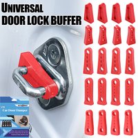 Universal Car Door Lock Damper Buffer For Toyota Nissan VW Hyundai KIA Peugeot Deadener Seal Shock-Absorbing RED 2020 2023 2024