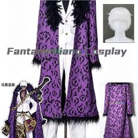 Game Limbus Company Matthias Cosplay Costume Wig Full Set Uniform Outfit Halloween Carnival Party Suit For Men Role Play Cloths
