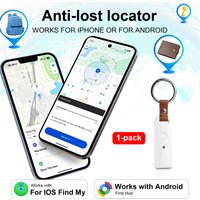 Mini GPS dual-system tracker, suitable for IOS Find My/Android Google FindHub valuable item tracking and location tagging