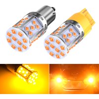 T20 LED 7440 W21W W21/5W WY21W Led Bulb 1156 BA15S P21W BAU15S PY21W 7507 LED Car Turn Signal Light Reverse Lamp 12V Auto Orange