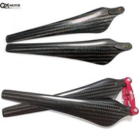 15 Inch and 17 Inch Propeller Blade 1552 1760 Carbon Fiber Folding Propeller CW CCW Props Blades for S800 S900 S1000 RC Toy Part