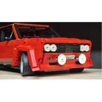 MOC-205936 Red New Classic Supercar Racing Building Block Model 3391 Parts Boy Kids Birthday Building Blocks Toy Gift
