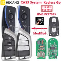 HE 315/868 FSK ID46 PCF7945 CAS3 CAS3+ Modified Keyless Go Car Remote Key For BMW 1 3 5 6 X5 X6 Z4 E90 E91 E92 E93 E60 E61 E70