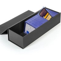 New Durable Large Capacity Trading Card Storage Box Portable Waterproof Top Loader Storage Box Black Rugged Graded Card Holder
