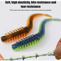 Supercontinent Worm Bait Soft Bait Tanta 5.5cm Fishing Lures Smell With Salts Soft Silicone Fishing Lure