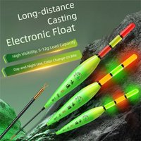 Indicator Electronic Fishing Float 2 Light Long Tail Light Float Slip Drift Tube Buoy Strike Rock Fishing Floats Night Fishing