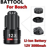 Für Bosch 12V Ersatzakku BAT411 BAT412A BAT413A D-70745GOP 2607336013 2607336014 PS20-2 Akku für kabellose Elektrowerkzeuge