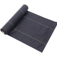 Woven weed control fabric, Weed barrier fabric, Heavy-duty, Anti slip outdoor mat, Plant protective cover, Weed control and pest