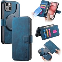 RFID Block Case For Samsung Galaxy S24 S23 Ultra S22 S21 FE S25 Edge Wireless Charging Leather With Magsafe Wallet Cover