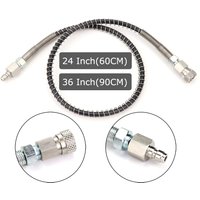 New 4500PSI AIR CO2 Remote Charging Fill Whip Hose Extension With 8MM Quick Disconnect