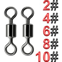 50Pcs lure pin Bazi ring strong pull American fast figure 8 ring Connector fishing accessories