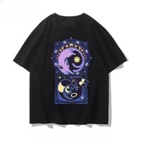 Anime Pokémon Umbreon Espeon Hand-painted Printed T-shirt Summer Men's and Women's T-shirt Trendy Loose Casual Y2K 2026 New Tops