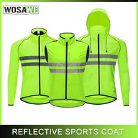 AliExpress WOSAWE Cycling Windbreaker Men Packable Windproof Reflevtive Jacket Running Biking Hiking Riding Wind Coat MTB Bicycle Jersey