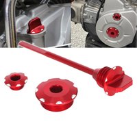 Engine Crankcase Plugs Oil Fluid Dipstick Cap For Honda CRF110 110F 2013 2014 2015 2016 2017 2018 2019 2020 2021 2022 2023 2024