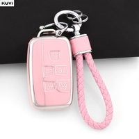 TPU Car Key Case Cover Holder Keychain Fob Shell For Land Rover Range Rover Sport Evoque Freelander For Jaguar XF XJ XE XJL XFL