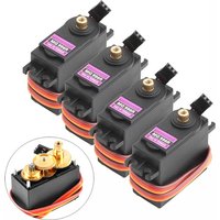 4PCS 13KG 15KG Servos Digital MG995 MG996R Servo All Metal Gear for JR Car RC Model Helicopter Boat mg90s Servosg90