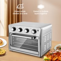 Smokeless Air Fryer Oven Fritadeira Elétrica Kebab Grill Machine Automatic Rotating Friggitrice Ad Aria