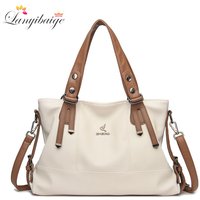 100% Cow Leather Handbag Women Genuine Leather Shoulder Bags Natural High Quality Cowhide Crossbody Large Capacity Messenger Bag