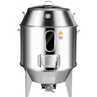 Roast duck stove Commercial gas charcoal roast chicken stove Roast goose stove Double-layer thickened stainless steel crispy por