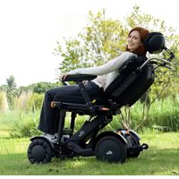 Export high-end lifting electric wheelchair intelligent automatic folding four-wheel scooter for the elderly