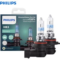 Philips X-tremeVision Pro150 HB3 9005 Car Halogen Headlight 12V 60W P20d +150% Bright White Original ECE Lamp More Light 9005XVP