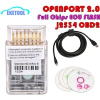 Tactrix Openport 2.0 Vollchip-ECU-FLASH Openport Auto-Diagnosegerät für Mercedes-Benz (Käufer muss das Programmieren selbst durchführen) OBD2 16-Pin-J2534-Scanner