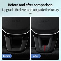 Car steering wheel sticker Alcantara for For Volkswagen Tiguan L Magotan Lamando Passat VW Golf Lavida Polo sticker accessories