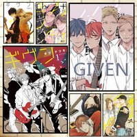 Anime G-Given Poster Versatile HD Waterproof Wall Art Self-Adhesive Decor for Any Space Ideal Gift