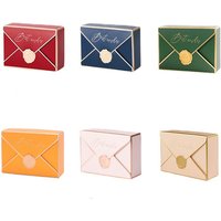 10/30/50pcs Wedding Candy Boxes Envelope Paper Box Party Birthday Chocolate Packaging Box Christmas Party Favors Wholesale