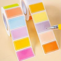500pcs Waterproof Self Adhesive Labels Colorful Name Category Stickers for Organizing Gifts Food Packaging