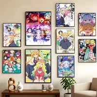 Anime M-Miss K-Kobayashis D-Dragon Maid Poster Waterproof Wall Stickers Home Decor for Bar Bedroom Hot