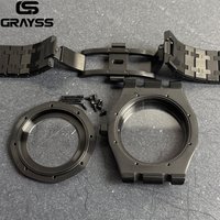NEUE 42mm PVD AP Uhrenteile für NH34 NH35 NH36 Uhrwerk, transparente Rückseite, Saphirglas, modifiziertes Zubehör, Ersatzteile