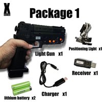 X-GUNNER XGUNNER 2.4G Wireless Gaming Light Gun Black single gun