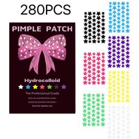 280 PCS/SET Star Acne Patch Acne Colorful Invisible Acne Removal Skin Care Stickers Concealer Face Spot Beauty Makeup Tools good