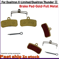 Full Metal Gold Brake Pads for Dualtron X Limited Dualtron Thunder 3 Electric Scooter High Wear Resistance Replacement Parts