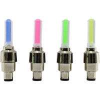 AliExpress NONE 2PCS Bicycle Lights Motion Sensor LED Lights with Batteries for Road MTB Mountain Bike Tyre Tire Valve Bicycle Accessories