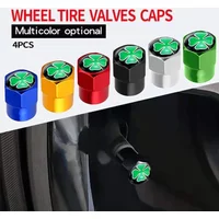Four Leaf Clover Wheel Tire Valve Caps For Alfa Romeo Brera Giulia Giulietta MITO Sportiva STELVIO 147 156 159