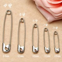 50/100pcs High Quality Stainless Steel Safety Pins DIY Sewing Tools Accessory Needles Large Safety Pin Small Brooch Wholesale