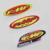 FMF PowerCore 2 So Calif Sticker Motorbike Exhaust Pipe Decals Universal Motorcycle Cars Adhesive Aufkleber