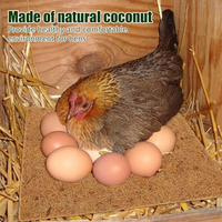 Natural Coconut Fiber Chicken Nesting Pad Washable Soft Hen Egg Laying Mat Warm Anti Broken Egg Nest Box Liner Reusable