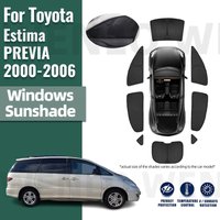 Custom For Toyota Estima PREVIA RX30 RX40 2000-2006 Full Cover Car Sunshade Front Windshield Curtain Rear Side Window Sun Shade